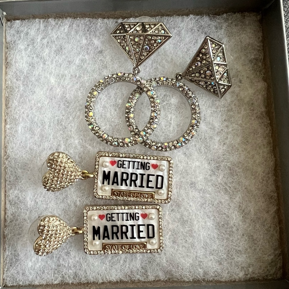 Bauble bar fun wedding earring bundle